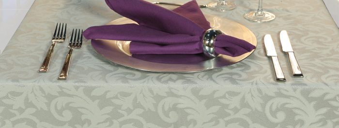 Tablelinen Hotel banquet events wedding Qatar Saudi Arabia Jeddah napkins linen tablecloths Kuwait table linen placematts